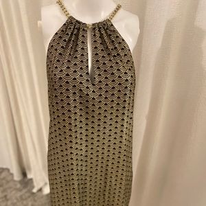 MICHAEL KORS METALLIC DRESS XS